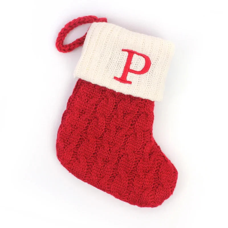 Mini Monogram Knit Stocking