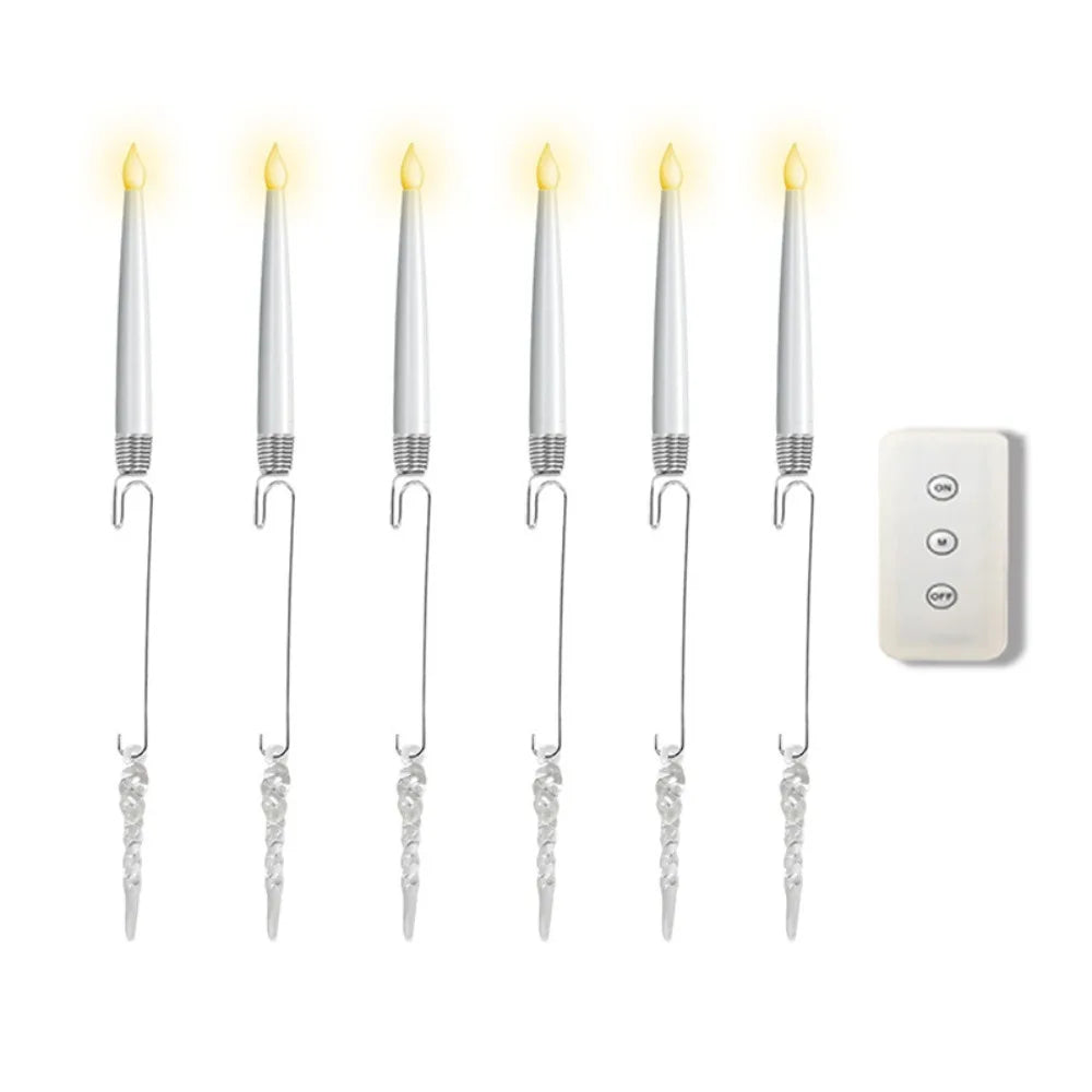 Floating LED Tree Candles with Remote