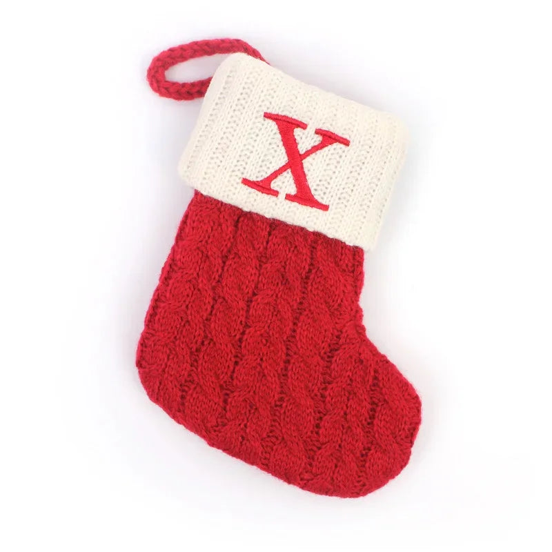 Mini Monogram Knit Stocking