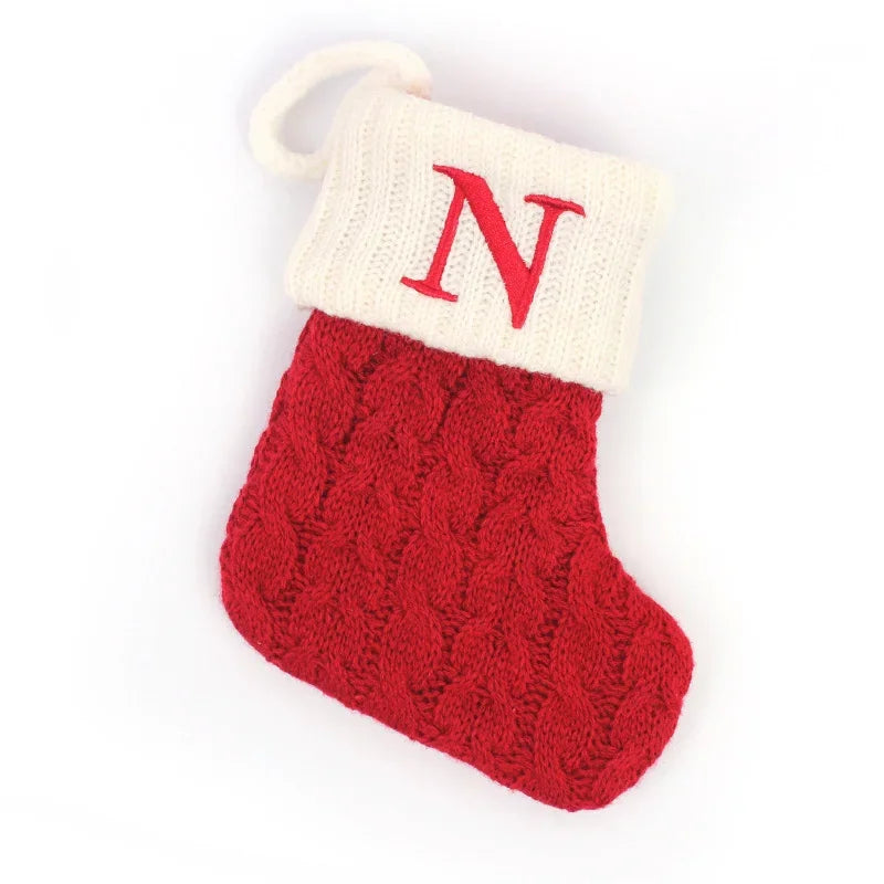 Mini Monogram Knit Stocking