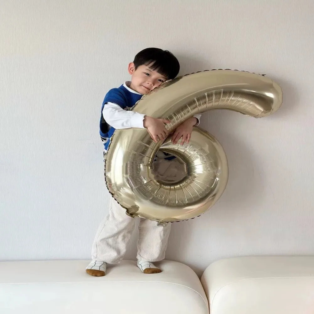 Giant 40" Gold Number Balloon