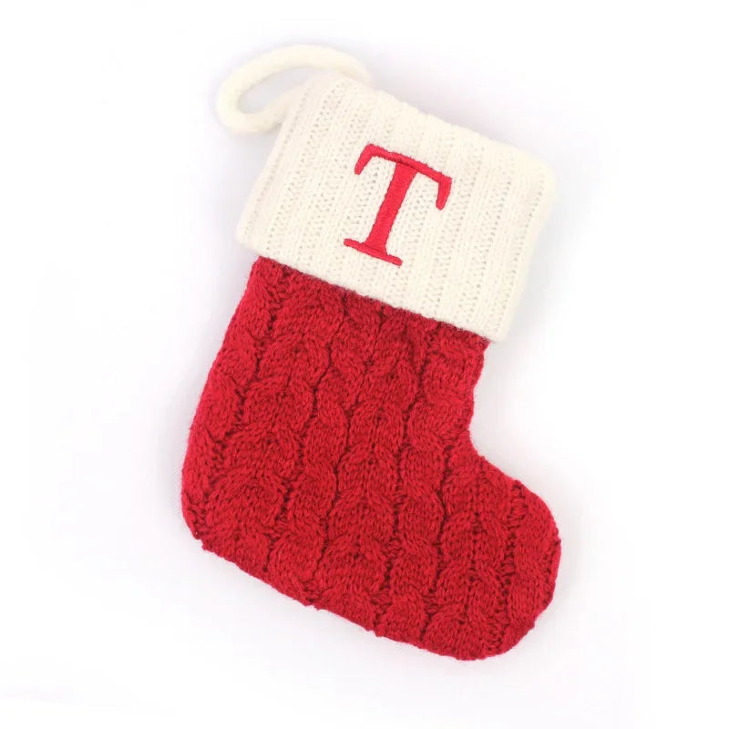 Mini Monogram Knit Stocking
