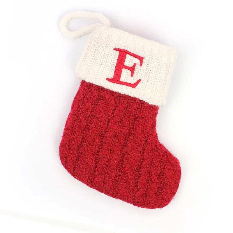 Mini Monogram Knit Stocking