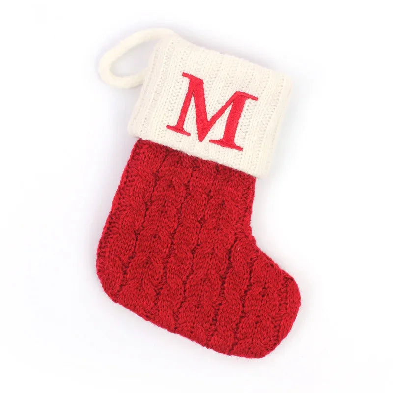 Mini Monogram Knit Stocking
