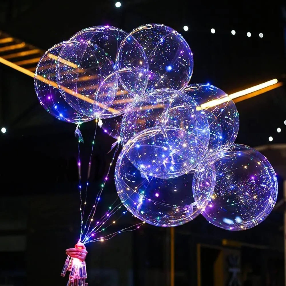 Light-Up LED Balloons, 7 Pack