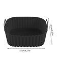 Silicone Air Fryer Basket Liner, Deep Square