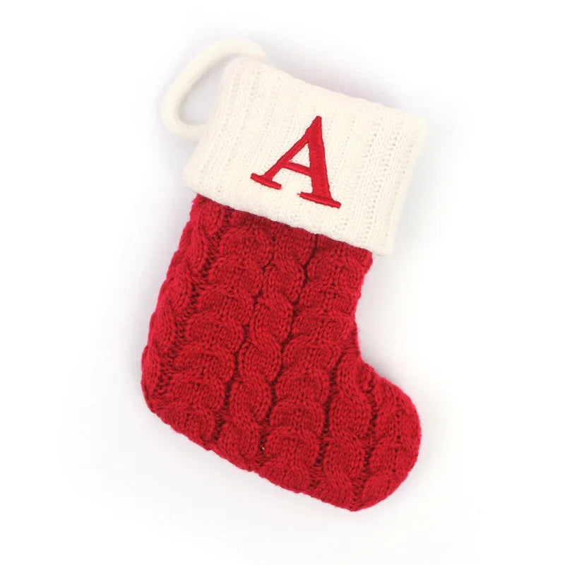 Mini Monogram Knit Stocking