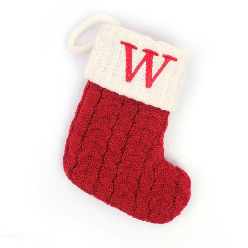 Mini Monogram Knit Stocking
