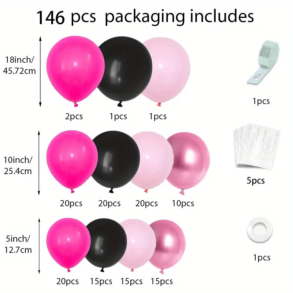 Balloon Garland Arch Kit, 113 Pieces