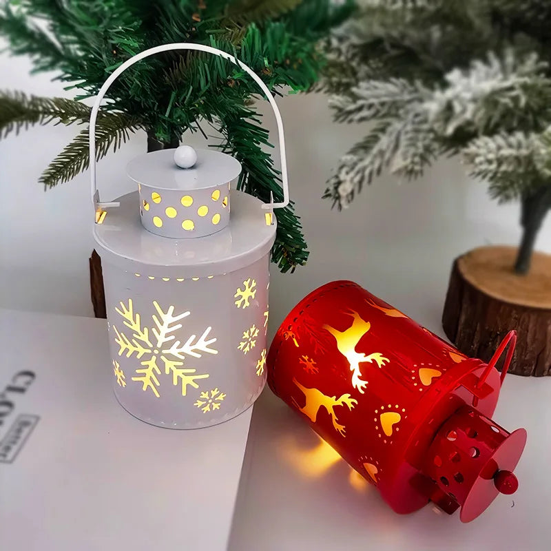 Vintage Christmas LED Lantern