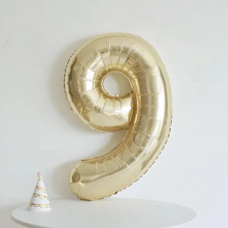 Giant 40" Gold Number Balloon