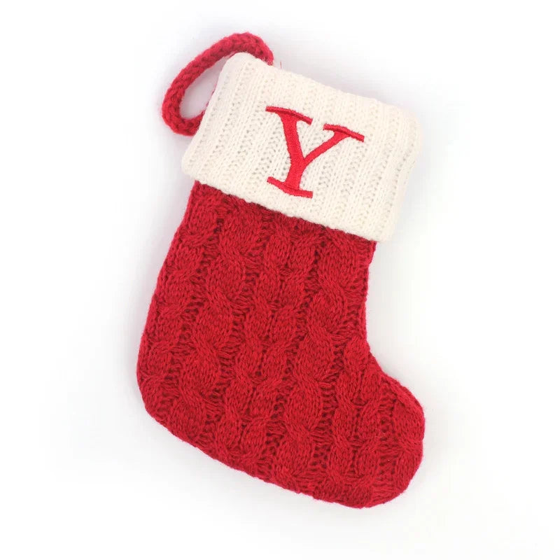 Mini Monogram Knit Stocking