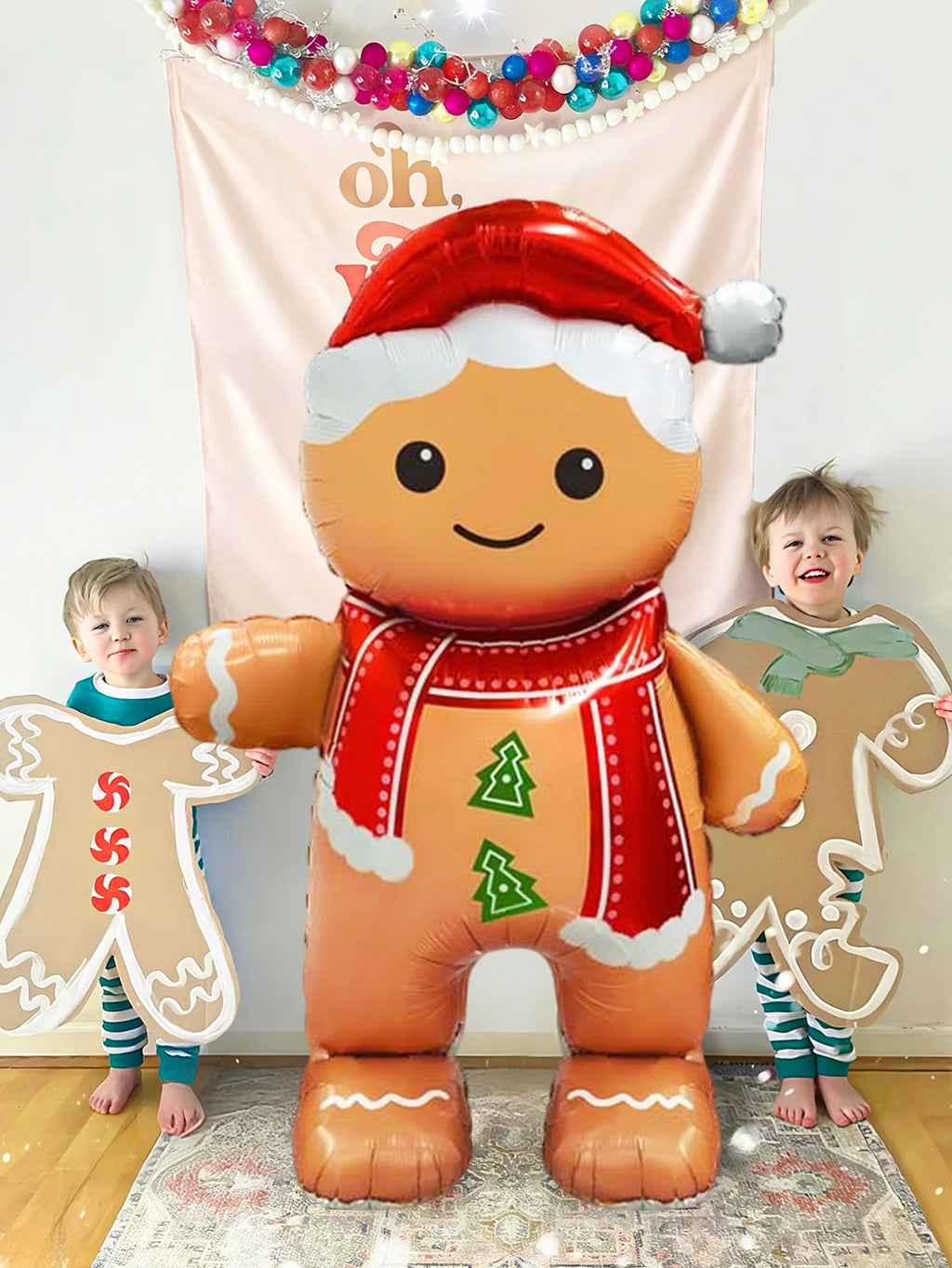 Standing Gingerbread Man Balloon