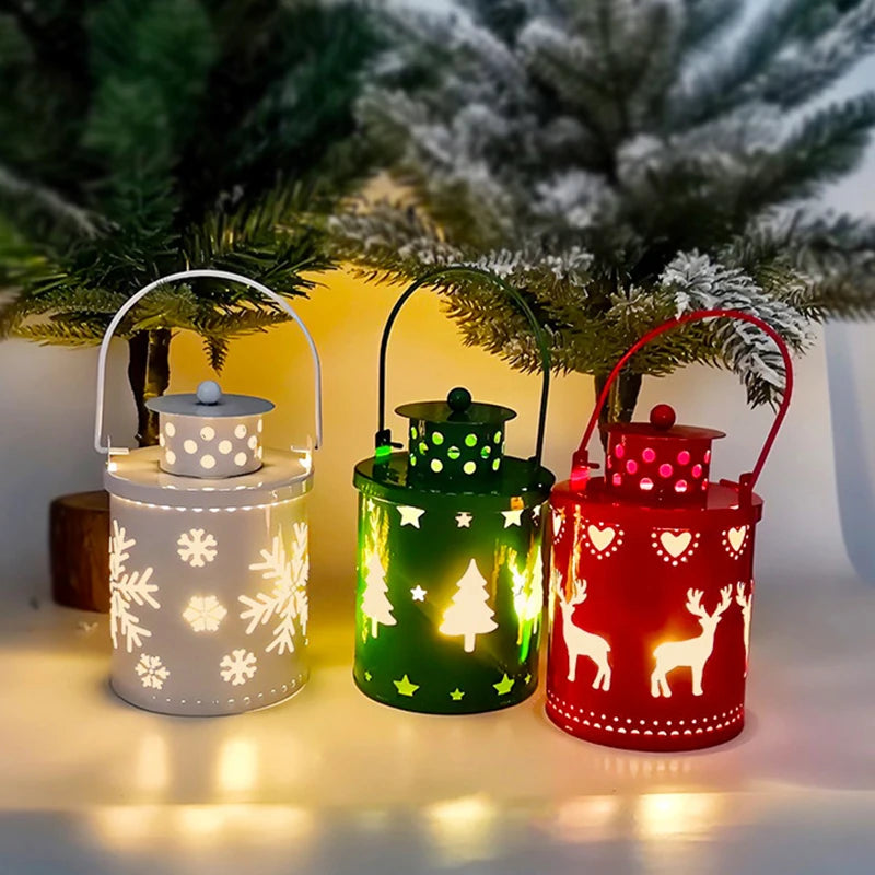 Vintage Christmas LED Lantern