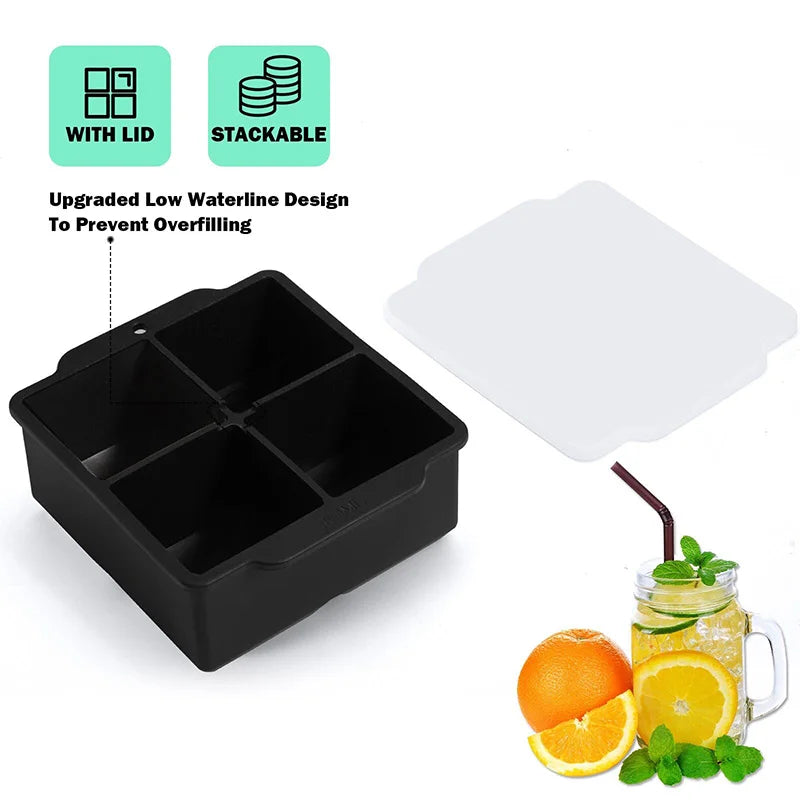 Big Cube Ice Tray with Lid