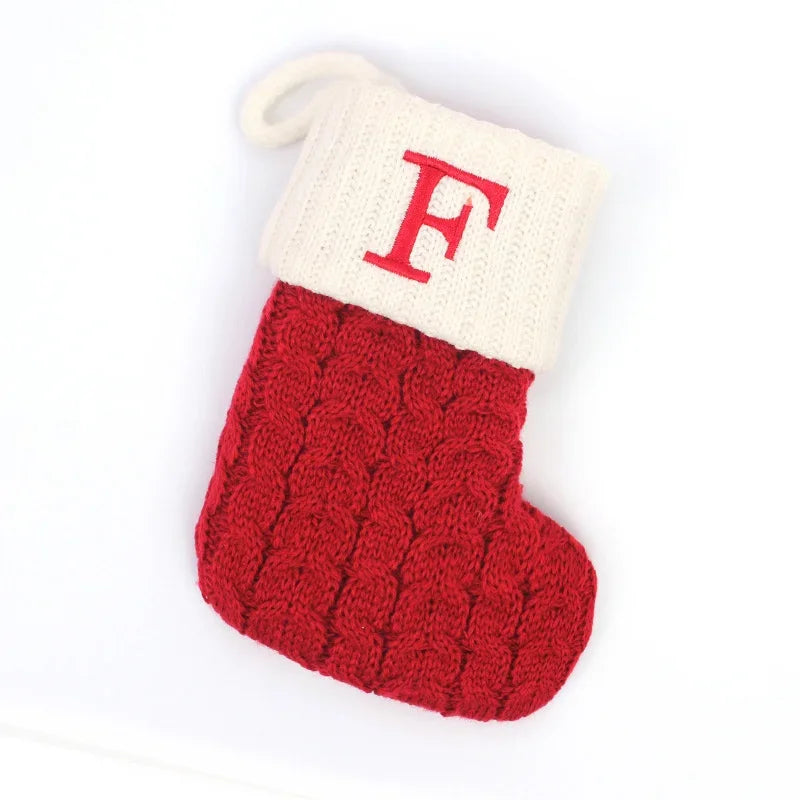 Mini Monogram Knit Stocking