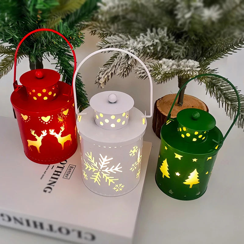 Vintage Christmas LED Lantern