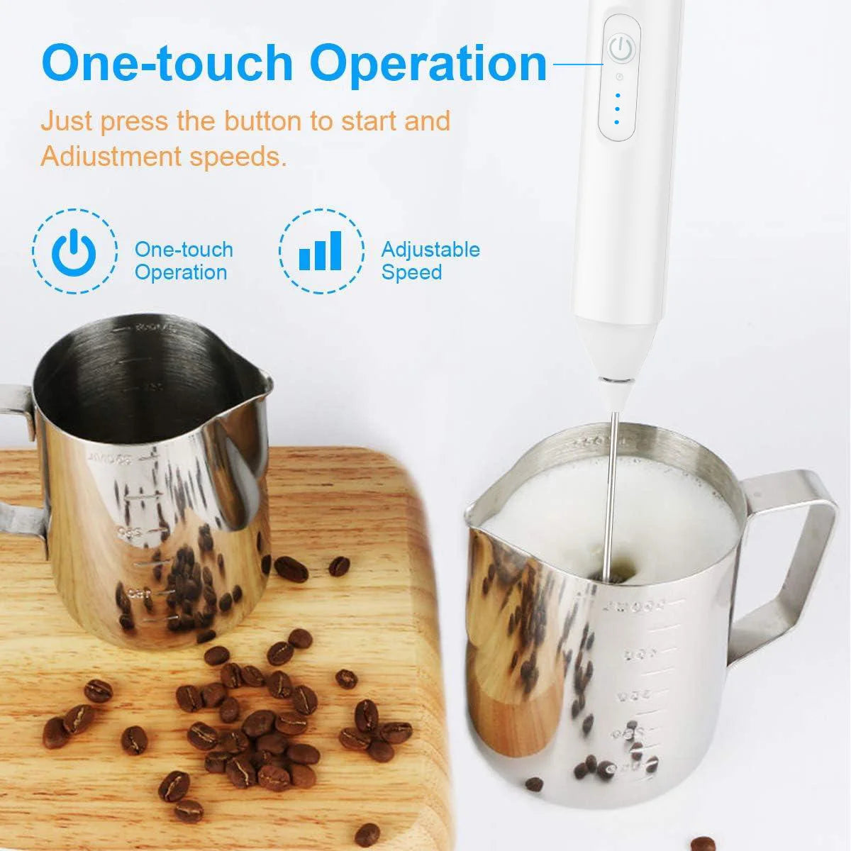 Rechargeable Milk Frother