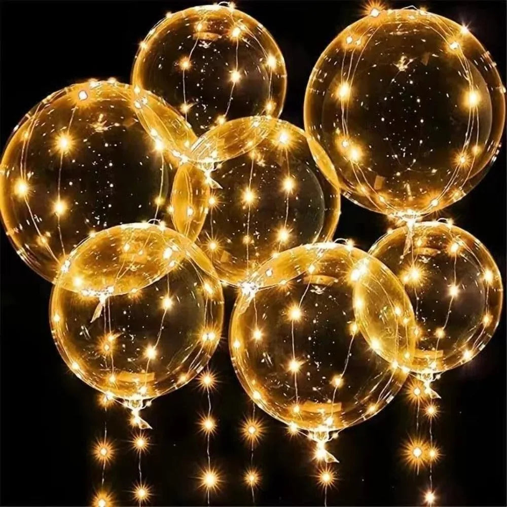 Light-Up LED Balloons, 7 Pack