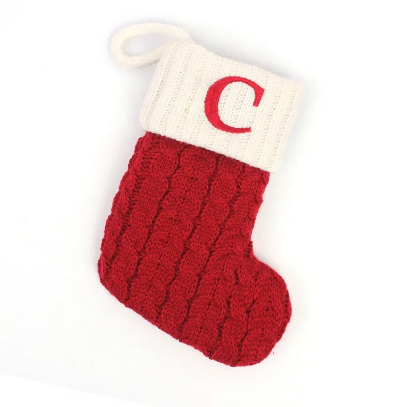 Mini Monogram Knit Stocking