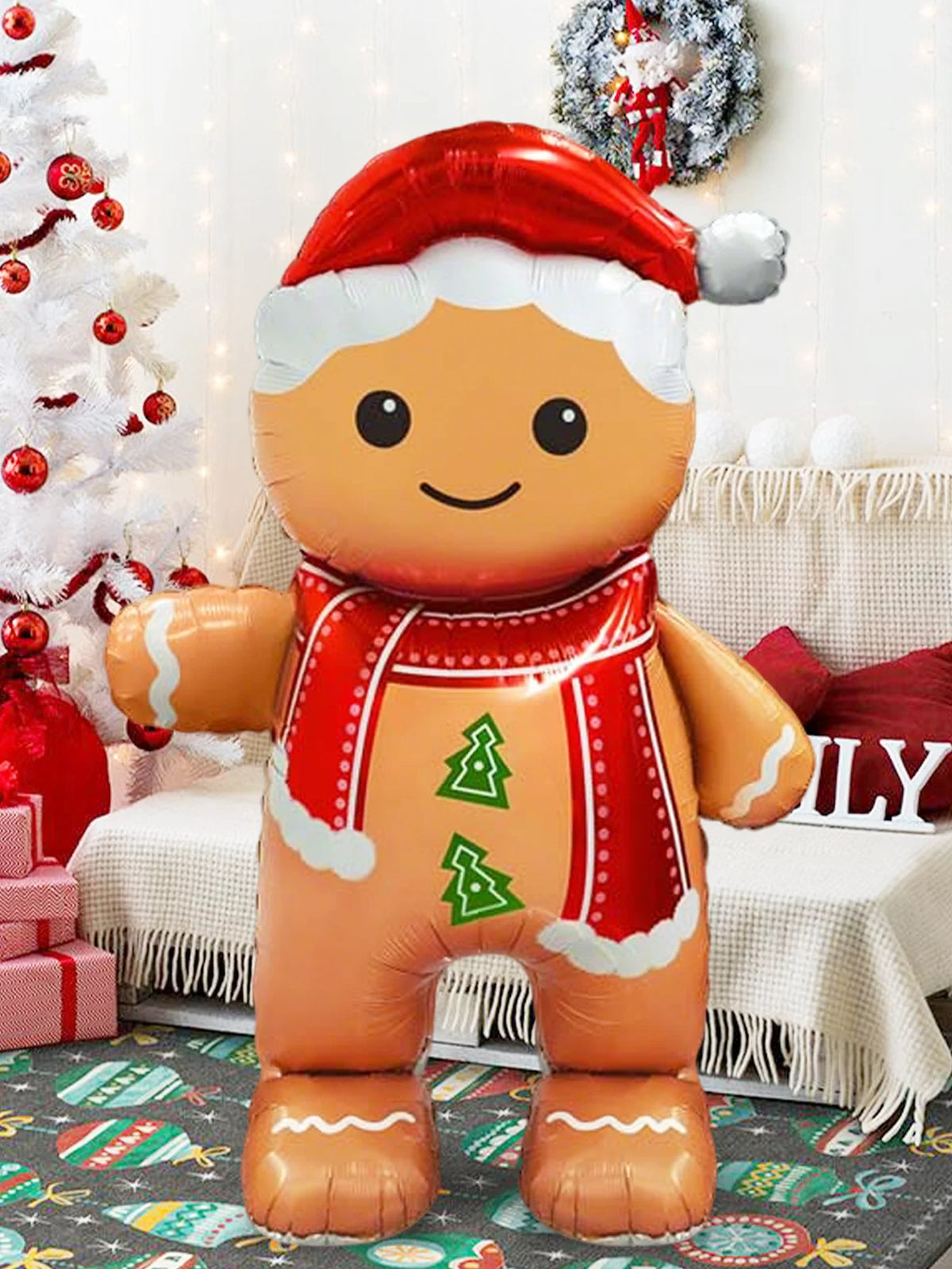 Standing Gingerbread Man Balloon