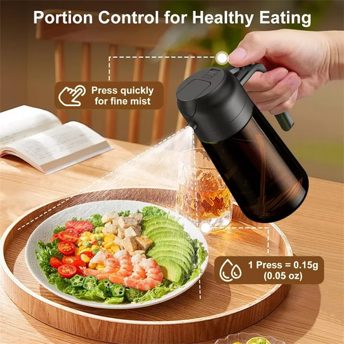 2-in-1 Glass Oil Sprayer & Pourer