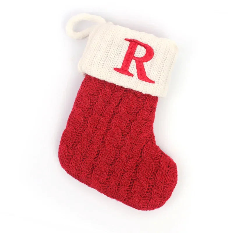 Mini Monogram Knit Stocking