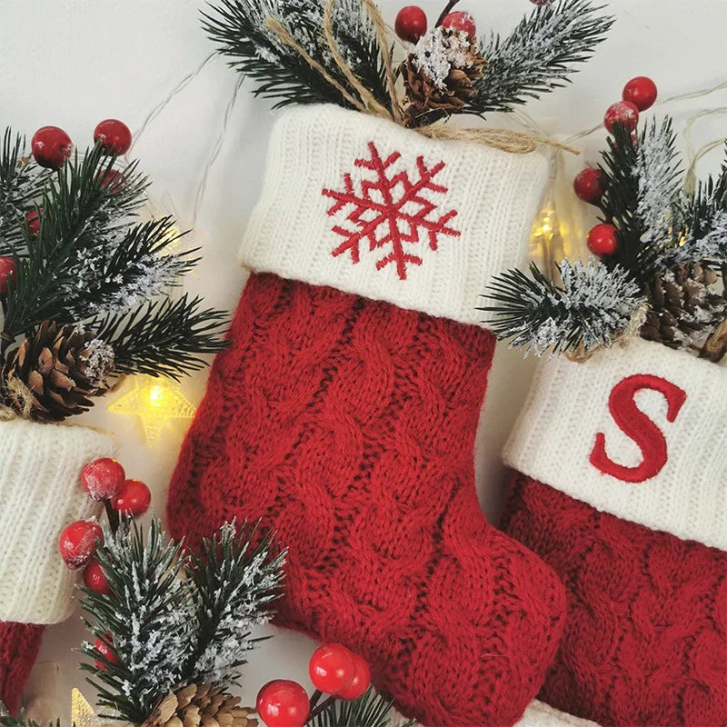 Mini Monogram Knit Stocking
